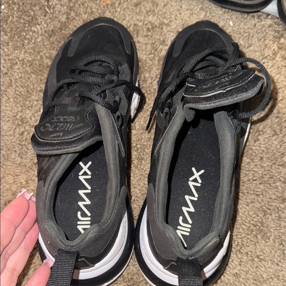 Nike Air Max 270 React Women's Black Sneakers